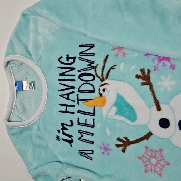 Disney Olaf Snowman 2pc Pj Set Size M #W-873 - Picture 4 of 15